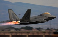 F22 Afterburner takeoff